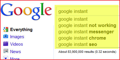 Google Instant