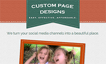 custom fan page designs