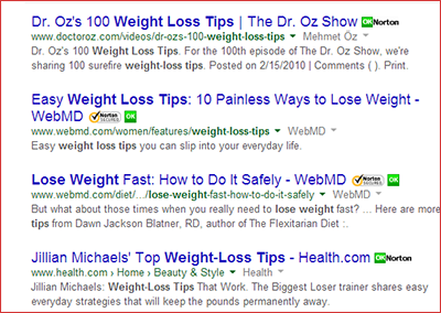 weight loss tips results